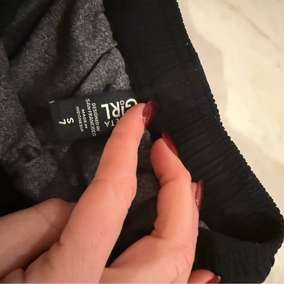 Athleta Kids Black Joggers - Picture 2 of 4